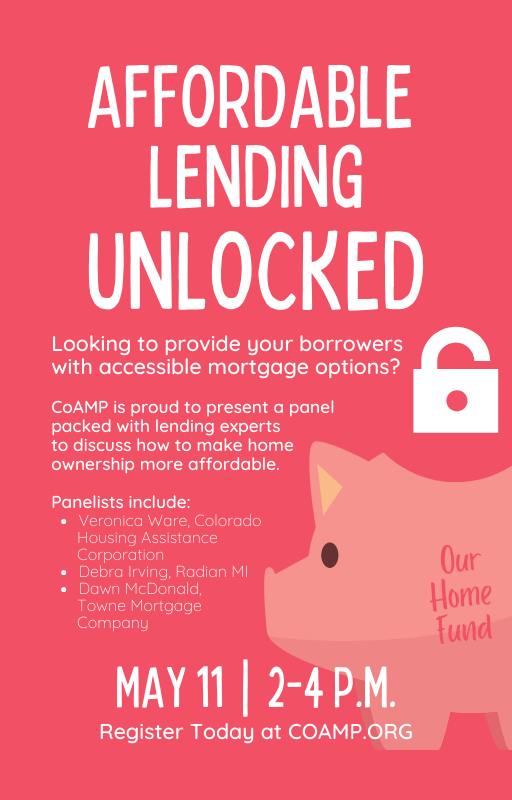 Affordable Lending Unlocked | May 11 | 2-4 p.m. | Register Today!